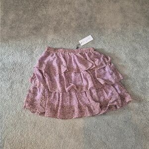 LARA Pink Floral Mini Skirt